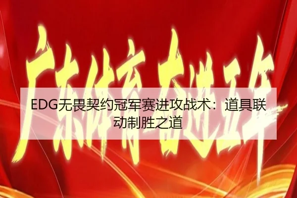EDG无畏契约冠军赛进攻战术：道具联动制胜之道